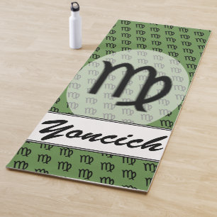 Virgo Zodiac Symbol Standard von Kenneth Yoncich Yogamatte