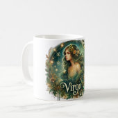 Virgo Zodiac Tasse - Erdung und Mystische ♍ ✨ (Vorderseite Links)
