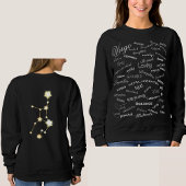 Virgo Zodiac Traits Star Constellation Text Schlüsselanhänger