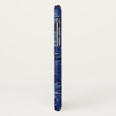 Virgo Zodiac über Navy Digital Camouflage Case-Mate iPhone Hülle (Hinten/Links)