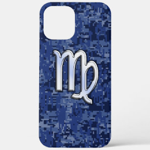 Virgo Zodiac über Navy Digital Camouflage Case-Mate iPhone Hülle