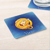 virgo zodiac-Untersetzer Rechteckiger Pappuntersetzer (angewinkelt)