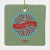 Virgo Zodiac Weihnachtsschmuck (Rückseite)