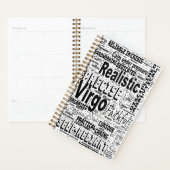 Virgo Zodiac Word Cloud Inspiration Planer (Anzeige)