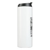Virgo Zodiac Word Cloud Inspiration Thermosbecher (Nach links gedreht)