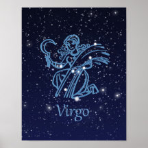 Virgo Zodiac Zeichen und Konstellation