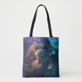 Virgo Zodiac Zeichenwasser-Farbe Design Tasche (Vorderseite)