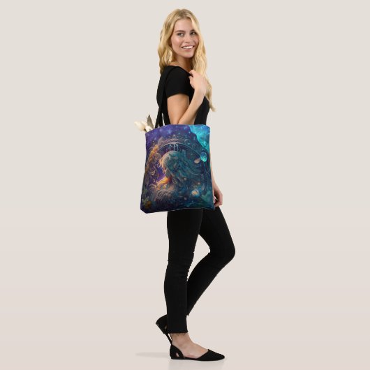 Virgo Zodiac Zeichenwasser-Farbe Design Tasche (Am Model)