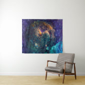 Virgo Zodiac Zeichenwasser-Farbe Design Wandteppich (Beispiel (Horizontal))