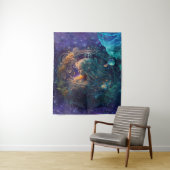 Virgo Zodiac Zeichenwasser-Farbe Design Wandteppich (Beispiel)