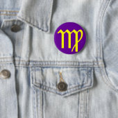 VIRGO, ZODIAKALES ZEICHEN BUTTON (Beispiel)
