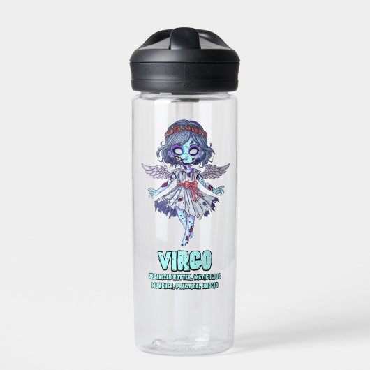 Virgo Zombie Trinkflasche (Vorderseite)