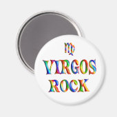 Virgos Rock Magnet (Vorderseite/Rückseite)