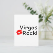 Virgos Rock Postkarte (Stehend Vorderseite)