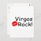 Virgos Rock Postkarte (Vorne/Hinten)