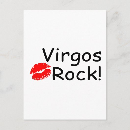 Virgos Rock Postkarte (Vorderseite)
