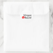 Virgos Rock Runder Aufkleber (Tasche)