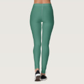 Viridian Solid Color Leggings (Rückseite)