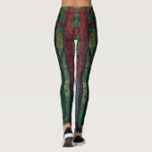 “Viridra’s Portrait” - Veins of the Canopy Leggings (Rückseite)
