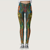 “Viridra’s Portrait” - Veins of the Canopy Leggings (Vorderseite)