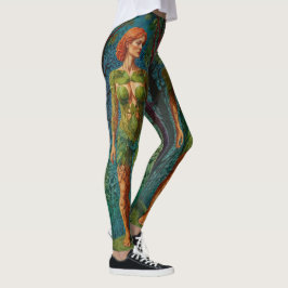 “Viridra’s Portrait” - Veins of the Canopy Leggings