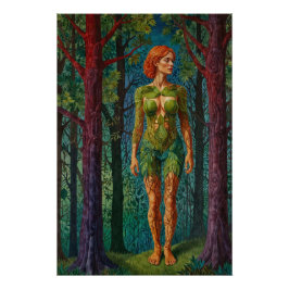 “Viridra’s Portrait” - Veins of the Canopy Poster