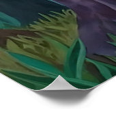 “Viridra’s Portrait” - Veins of the Canopy Poster (Ecke)