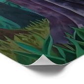 “Viridra’s Portrait” - Veins of the Canopy Poster (Ecke)