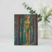 "Viridra’s Portrait" - Venen der Canopy Postkarte (Stehend Vorderseite)