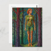 "Viridra’s Portrait" - Venen der Canopy Postkarte (Vorne/Hinten)