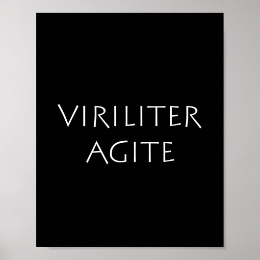 Viriliter agite poster (Vorne)