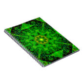 Virisierendes grünes Kaleidoskop, Notizblock (Rechte Seite)