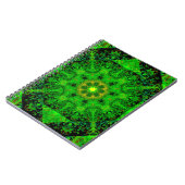 Virisierendes grünes Kaleidoskop, Notizblock (Linke Seite)
