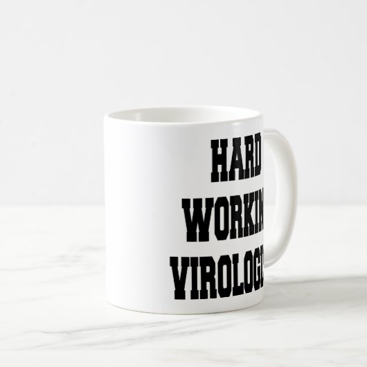 Virologe Kaffeetasse (VorderseiteRechts)