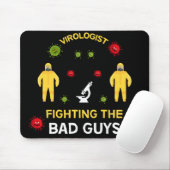 Virologe | Mikrobiologe — Covid Microbiologist Mousepad (Mit Mouse)