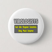 Virologen...klüger Button (Vorderseite)
