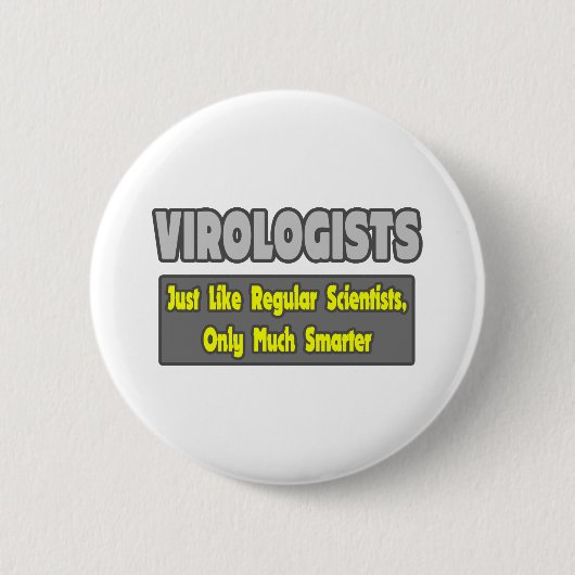 Virologen...klüger Button (Vorderseite)