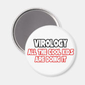 Virologie... Coole Kinder Magnet (Vorderseite/Rückseite)