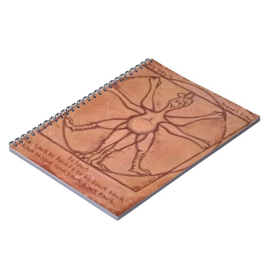 Virtruvian Vogel 2 Notizblock (Linke Seite)