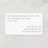 Virtual Assistant Business Cards Visitenkarte (Rückseite)