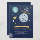 Virtual Baby Dusche im Außenbereich Einladung (Vorne/Hinten)