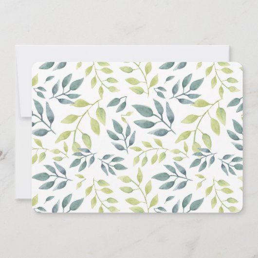 Virtual Baby Dusche niedlich Safari Dschungeltiere Einladung (Rückseite)