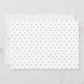 Virtual Baby-Dusche Notebook mit weißen Blume Einladung (Rückseite)