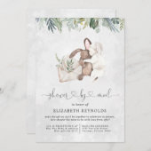 Virtual Baby-Dusche per Mail Einladung (Vorne/Hinten)