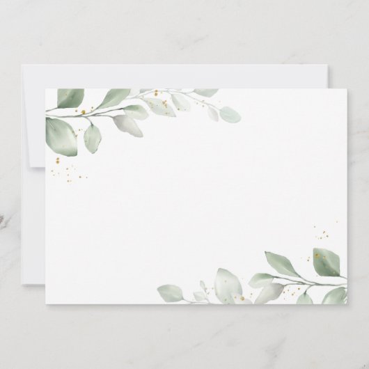 Virtual Baby-Dusche per Mail Einladung (Rückseite)