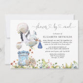 Virtual Baby-Dusche per Mail Einladung (Vorderseite)