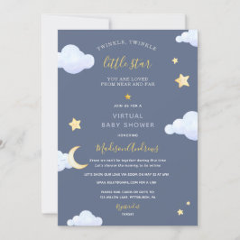 Virtual Baby Dusche von Mail Twinkle Little Star Einladung