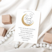 Virtual Baby Shower Twinkle Star und Mond Einladung