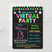 Virtual Birthday Party-Design Einladung (Vorderseite)