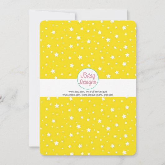 Virtual Birthday Party-Design Einladung (Rückseite)